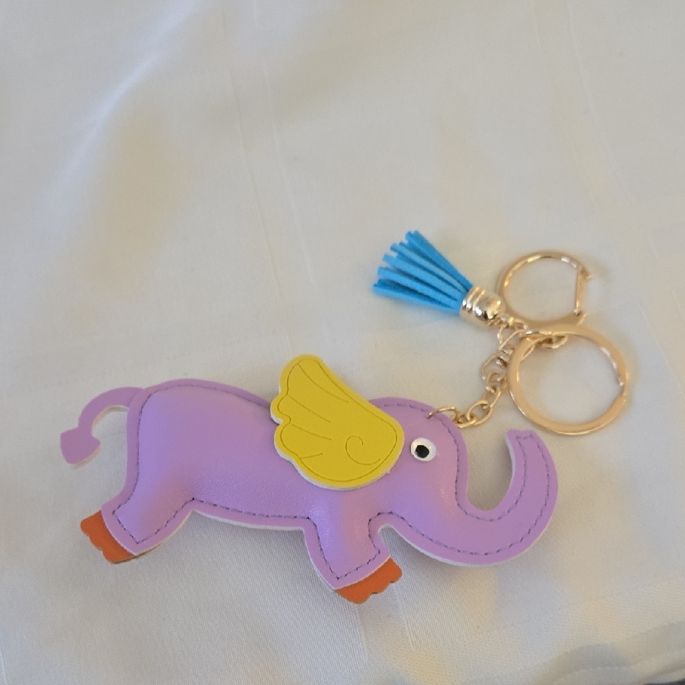 Colorful Elephant Keychain Set - Picture 12 of 12